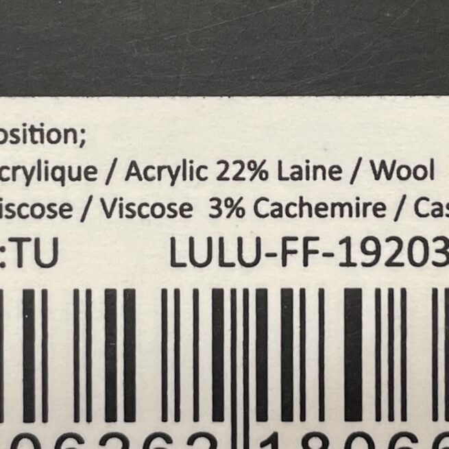 Lulu Castagnette - Echarpe laine 70x180 cm femme