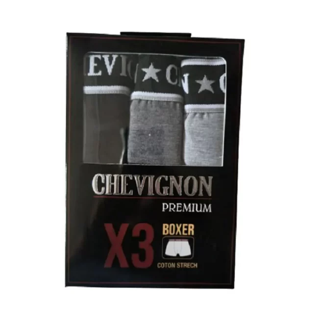 Chevignon- Lot de 3 boxers Premium homme