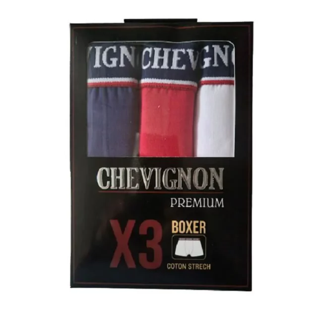 Chevignon- Lot de 3 boxers Premium homme