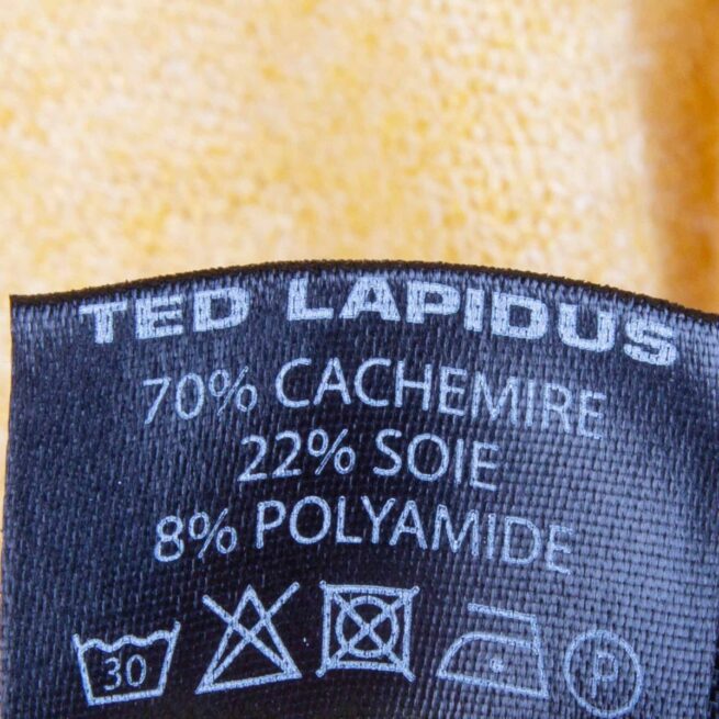 Ted Lapidus- Pull col V homme
