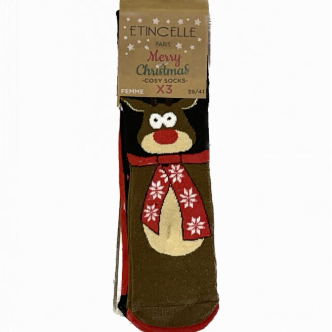Etincelle- Chaussettes de noël femme