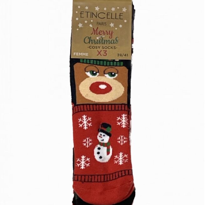 Etincelle- Chaussettes de noël femme