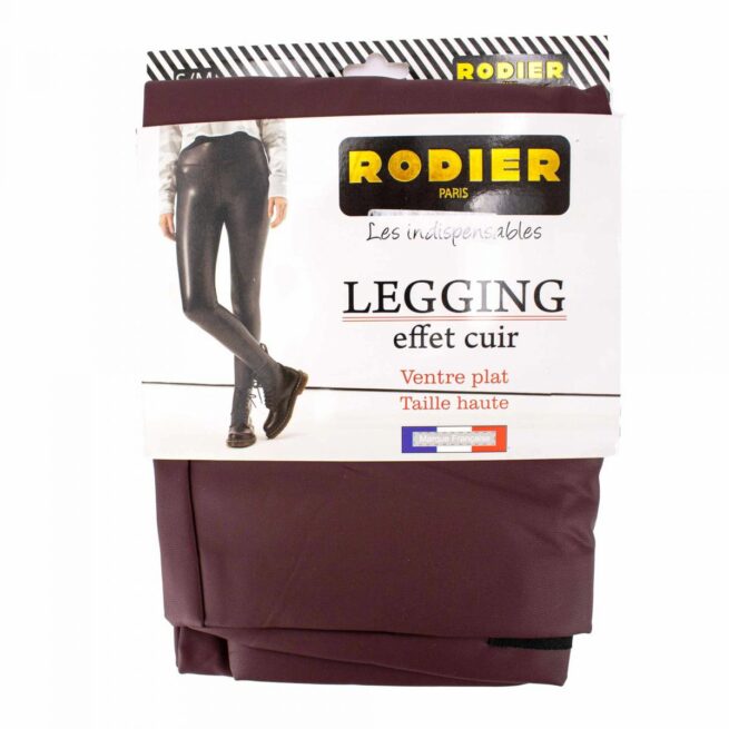 Rodier- Legging effet cuir femme