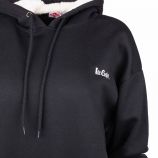Lee cooper - Sweat long à capuche fourrée