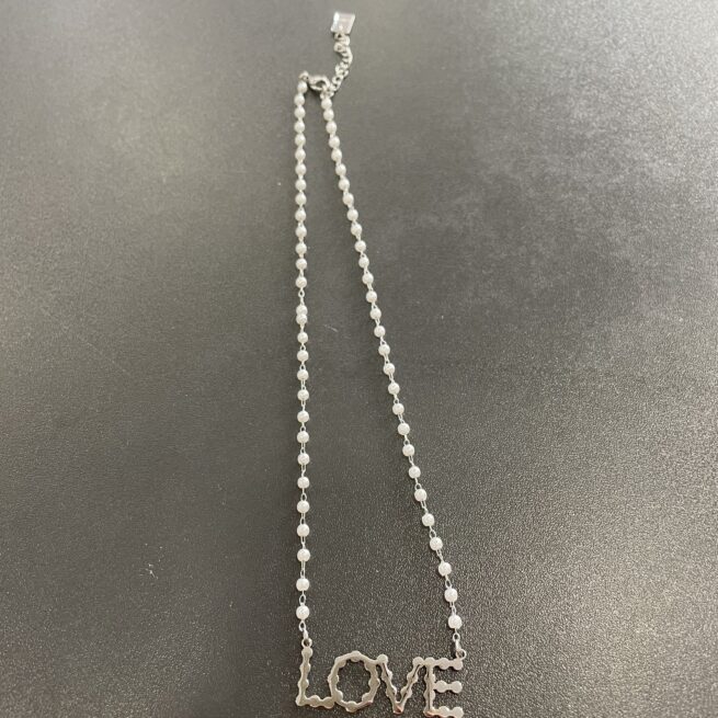 Bijoux- Collier acier inoxydable femme