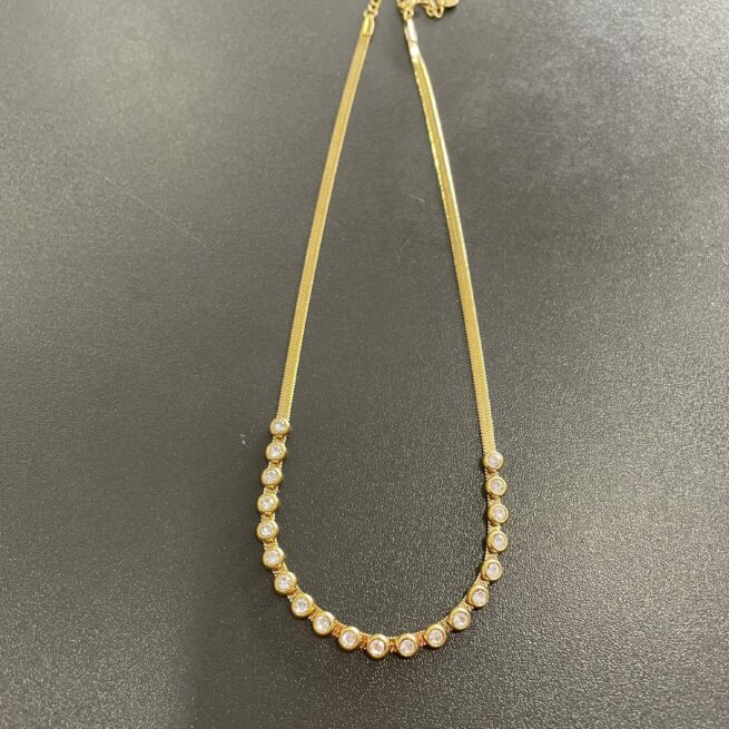 Bijoux- Collier acier inoxydable femme